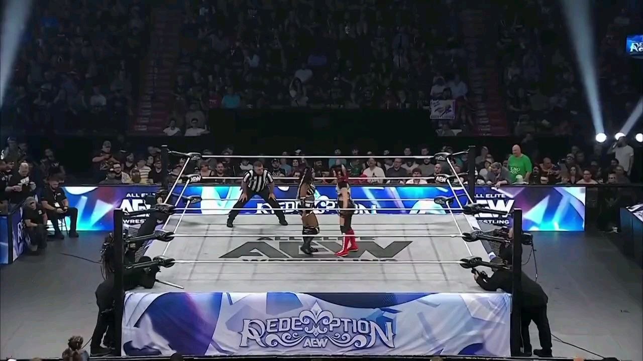 Hikaru Shida vs Maya World AEW TBS Title Match
