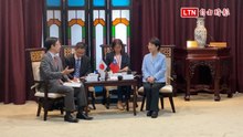 日本熊本縣知事訪台中 盧秀燕談完台積電、歪樓問「甜點店在哪？」