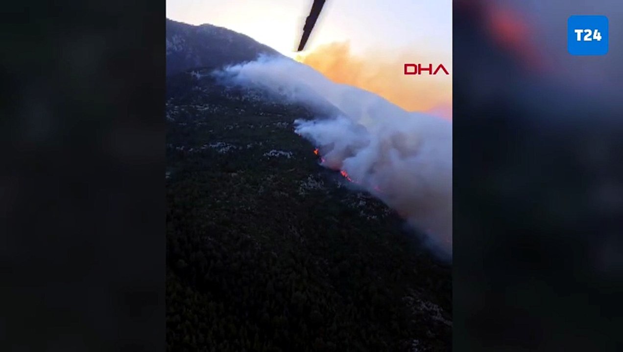 Antalya'da orman yangını