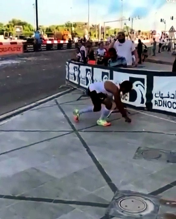 Al Hashemi at the ADNOC Abu Dhabi Marathon in 2021