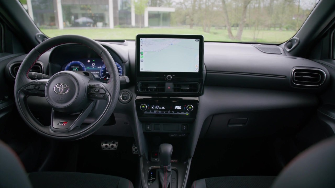 Toyota Yaris Cross GR in Storm Grey Interior Design