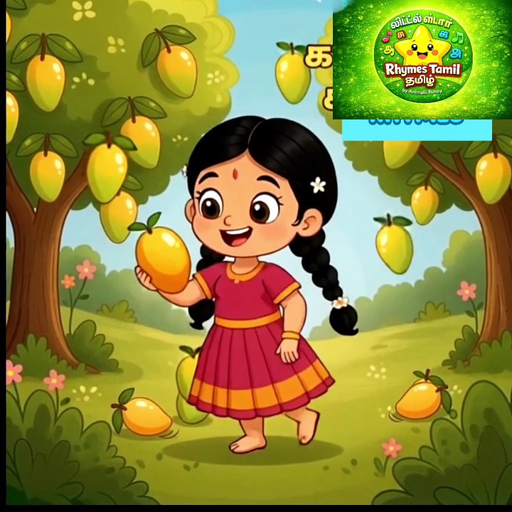 🥭 மாம்பழமாம் மாம்பழம் | தமிழ் குழந்தைகள் பாடல் | Mango Song in Tamil | Little Star Rhymes Tamil