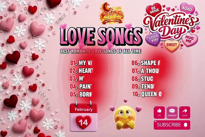 Happy Valentine's Day Love Songs 2026 | Album Collection Vol 02 | Tiktok Trending Love Songs 2026