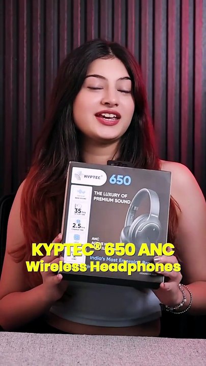 KYPTEC® 650 ANC Active Noise Cancelling Bluetooth Headphones