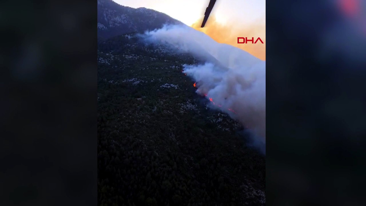 Antalya’da yeşil alanlar için seferberlik! Yangına karşı mücadele havadan ve karadan sürüyor