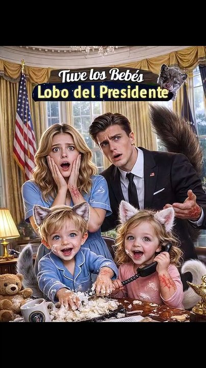 (Doblado) Tuve los Bebés Lobo del Presidente