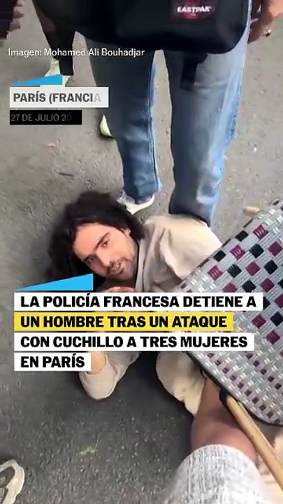 Un hombre detenido en París por atacar con cuchillos de cocina a tres mujeres