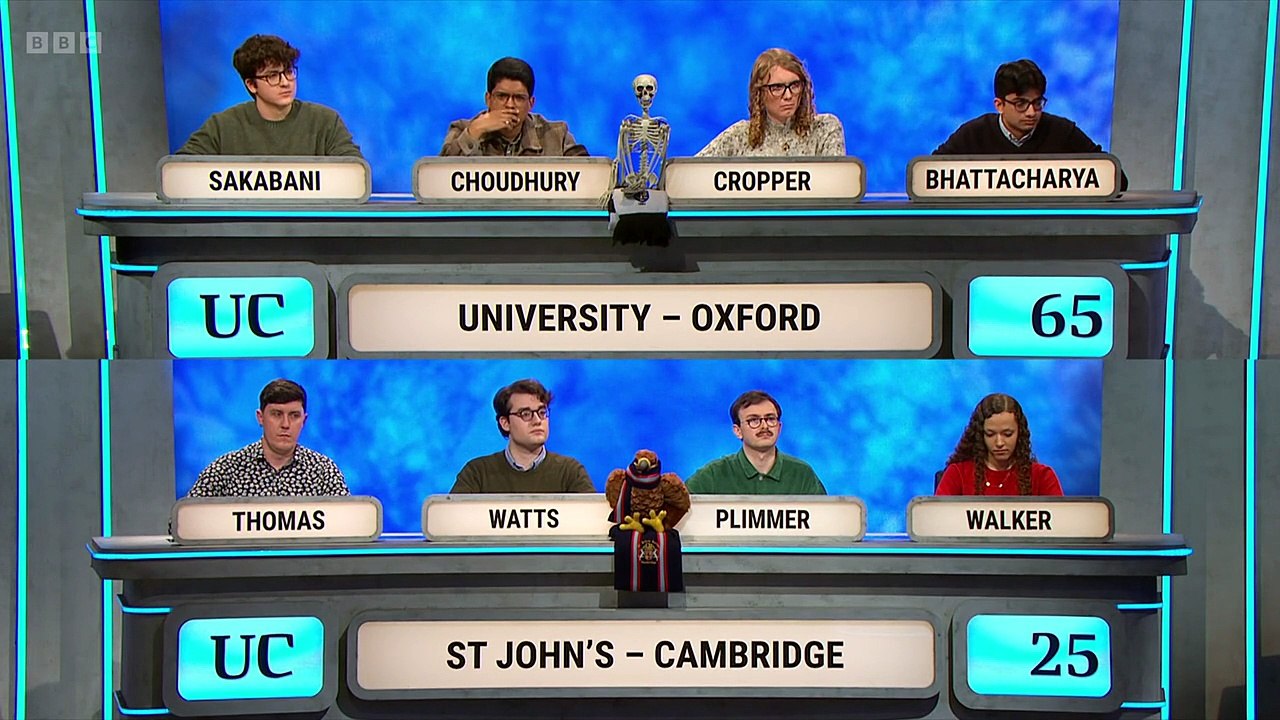 University Challenge S56E03