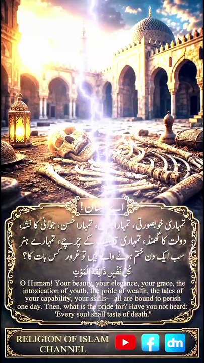 *ہر نفس نے موت کا ذائقہ چکھنا ہے | Every Soul Shall Taste Death | Islamic Reminder | Quranic Verse | Religion Of Islam Channel*