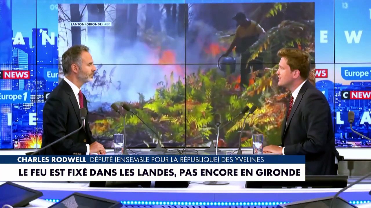 Charles Rodwell salue le travail des pompiers et des volontaires dans la lutte contre les incendies