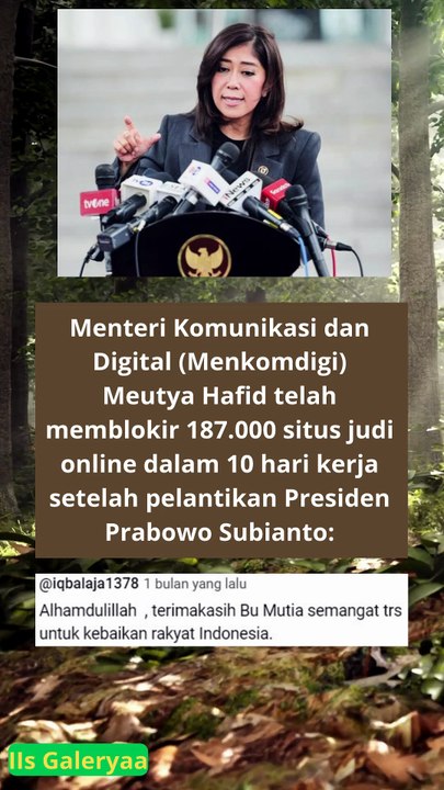 mantap Bu metri saya dukung 1000%