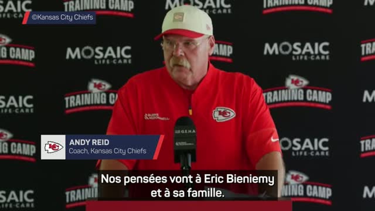 Chiefs - Reid : "Nos pensées vont à Eric Bieniemy et à sa famille"
