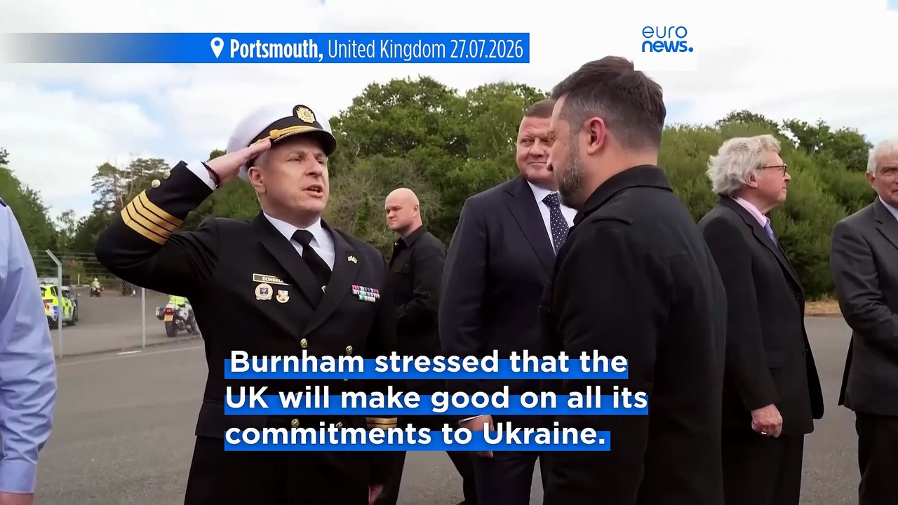 Burnham pledges UK's full support to Ukraine in first meeting with Zelenskyy since becoming prime minister