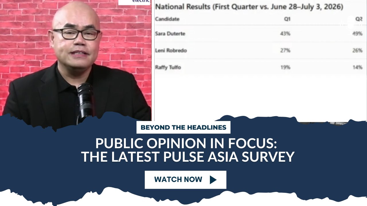 Public Opinion in Focus: The Latest Pulse Asia Survey