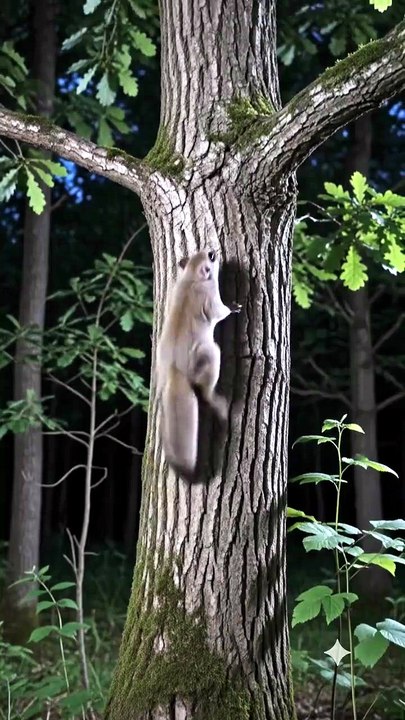 Flying Squirrel : The nocturnal glider soaring effortlessly through the forest