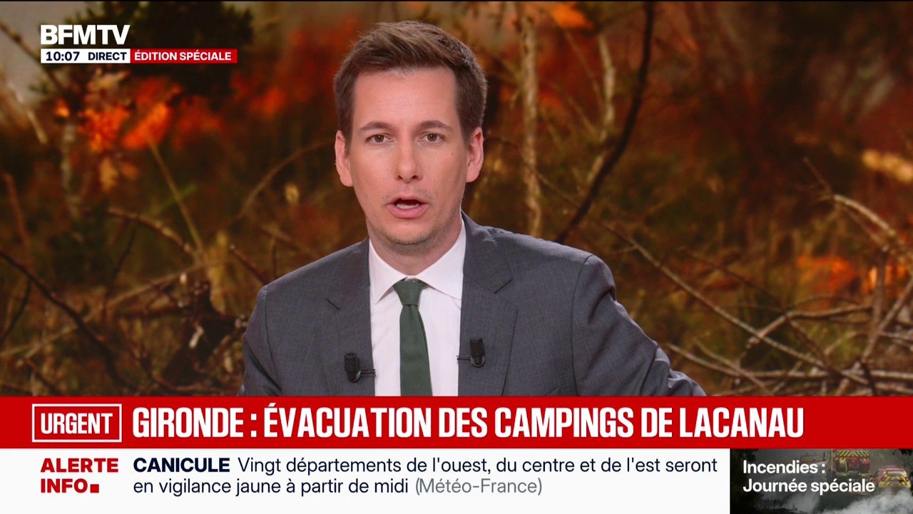 La préfecture ordonne l'évacuation de tous les campings de Lacanau
