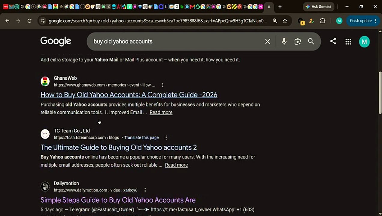 The 10 Sites Guide to Buying Old Yahoo Accounts in