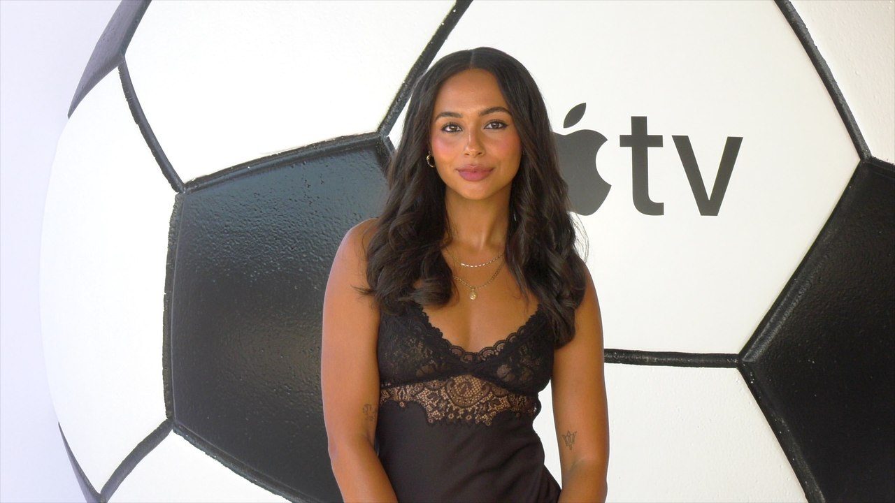 Abbie Hern attends the Season 4 premiere of "Ted Lasso" in Los Angeles