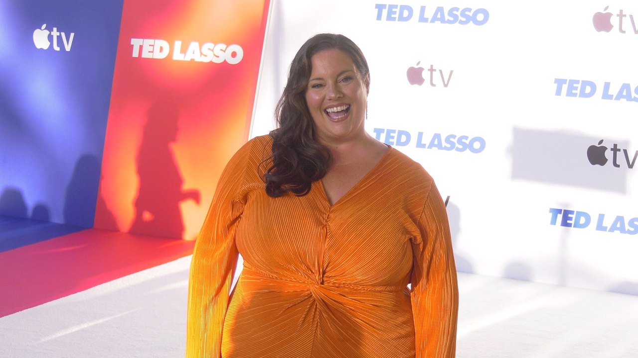 Lauren Hendricks attends the Season 4 premiere of "Ted Lasso" in Los Angeles