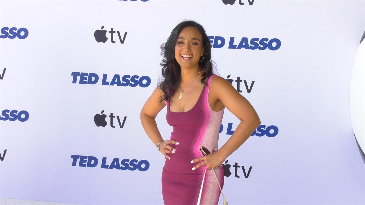 Mercedes Assad attends the Season 4 premiere of "Ted Lasso" in Los Angeles