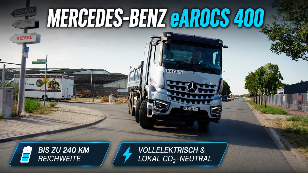 Mercedes-Benz eArocs 400 im Check: Technik, Reichweite & Sicherheit