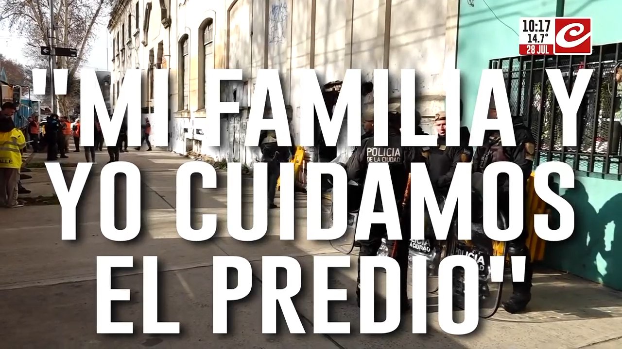 Desalojo en fábrica tomada: habla uno de los habitantes del lugar
