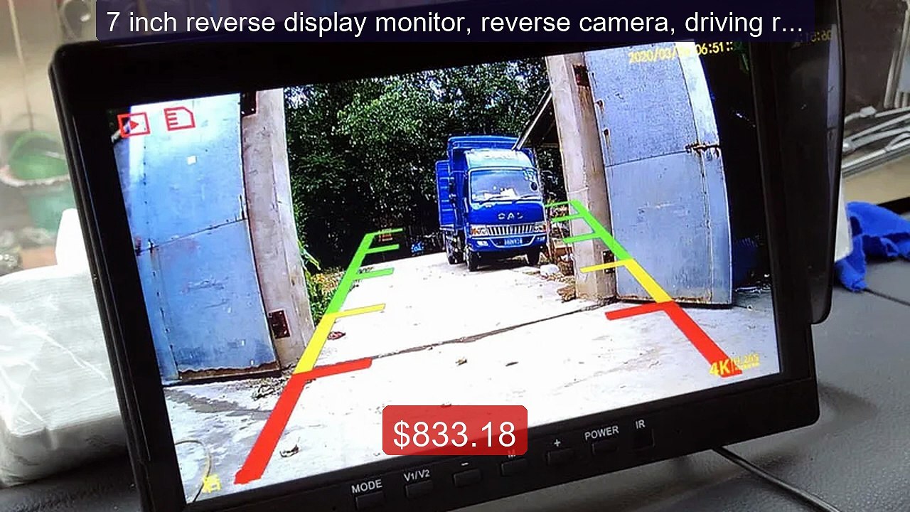 7 inch reverse display monitor, reverse camera, driving revers... -- Hot Deal 2026 | Limited Offer!
