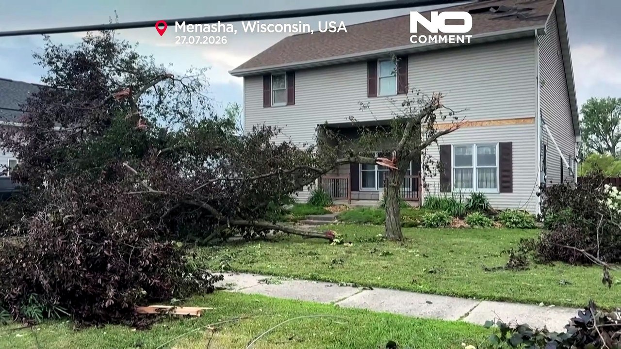Wisconsin'da hortum: evler hasar gördü, sokaklar molozla kaplandı