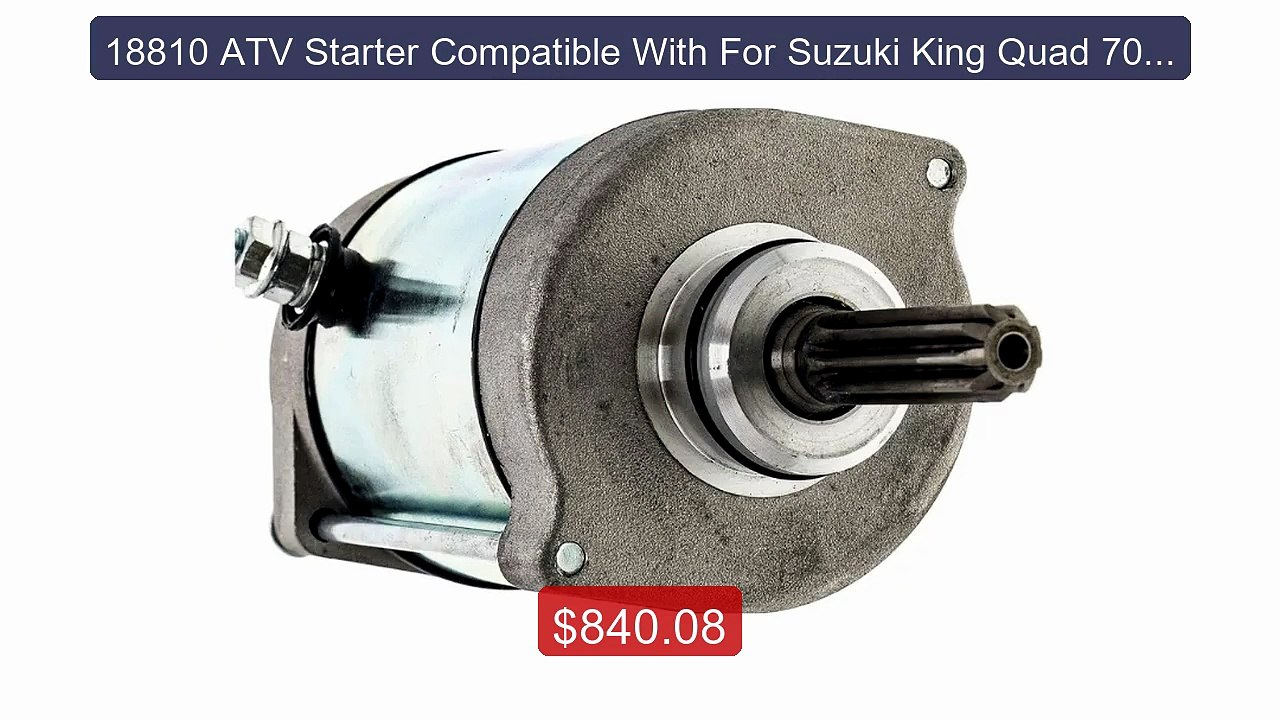 18810 ATV Starter Compatible With For Suzuki King Quad 700 750 LTA... -- Best Deal 2026 | Shop Now!