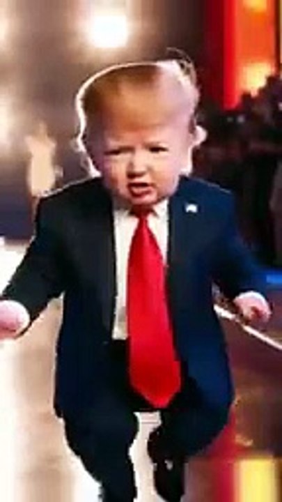 Baby Trump ai generated funny video #ai #technology #baby #trump #viralvideo #foryou #delimotion