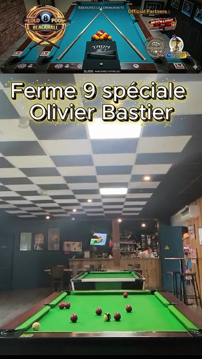 n°3 Ferme 9 spéciale Olivier Bastier #8pool #blackball #billard #ultimatepool #pourtoi #fyp #fluxshorts #reels