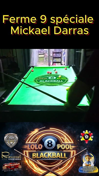n°5 Ferme 9 spéciale Mickael Darras #8pool #blackball #billard #ultimatepool #pourtoi #fyp #fluxshorts #reels