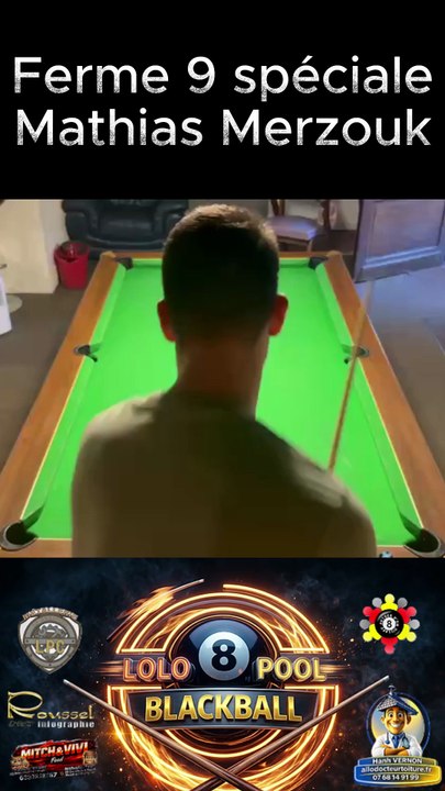 n°1 Ferme 9 spéciale Mathias Merzouk #8pool #blackball #billard #ultimatepool #pourtoi #fyp #fluxshorts #reels