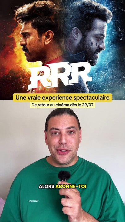 RRR ce film d'action épique indien revient au cinéma dès le 29 juillet et c’est une vraie experience spectaculaire !