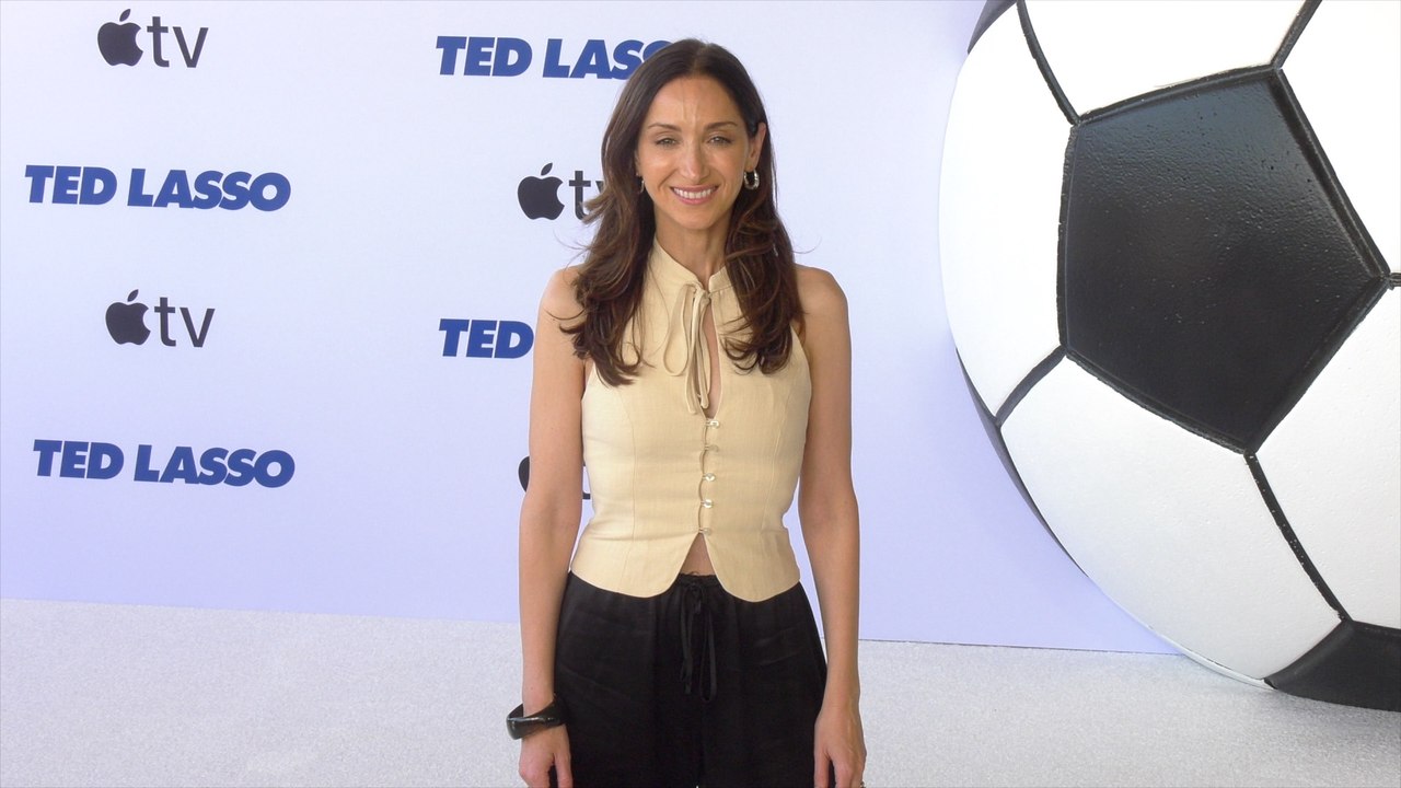 Jamie Lee attends the Season 4 premiere of "Ted Lasso" in Los Angeles