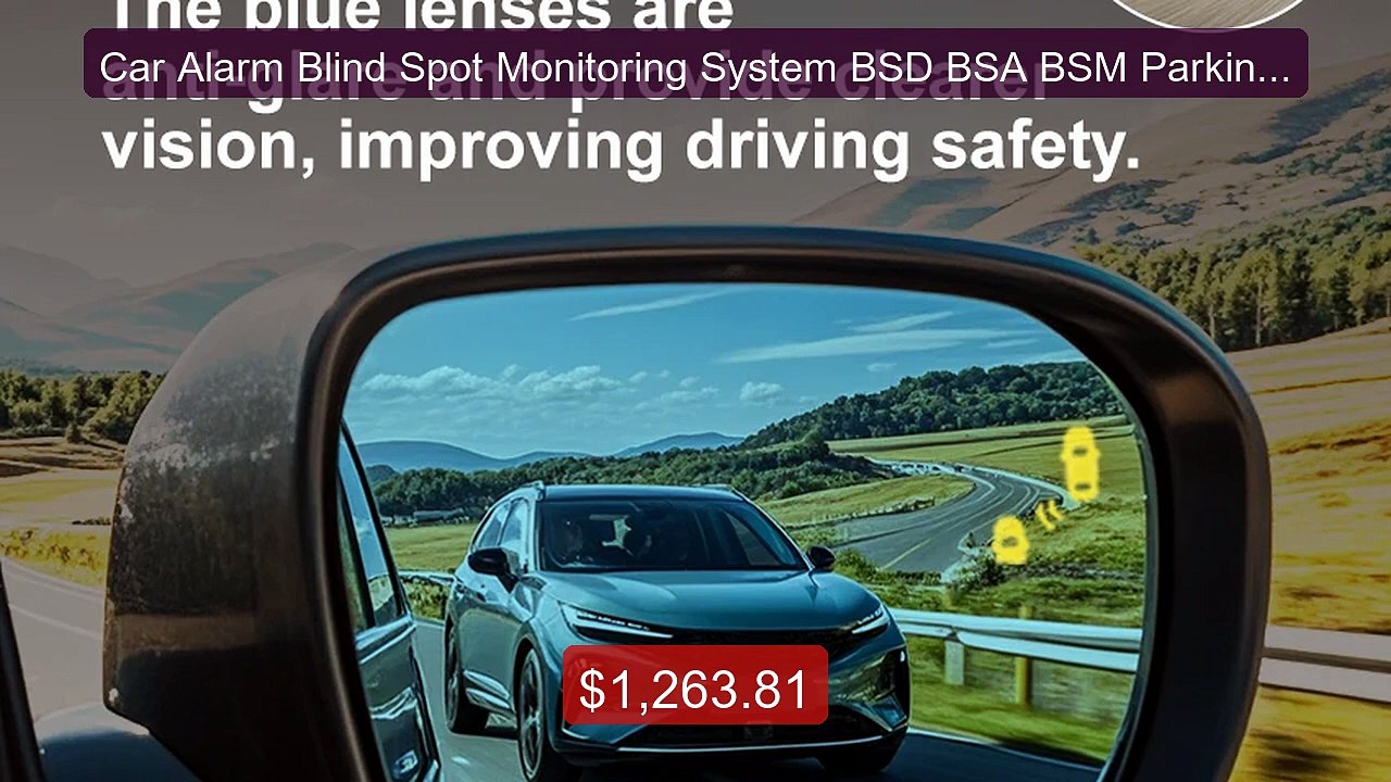 Car Alarm Blind Spot Monitoring System BSD BSA...