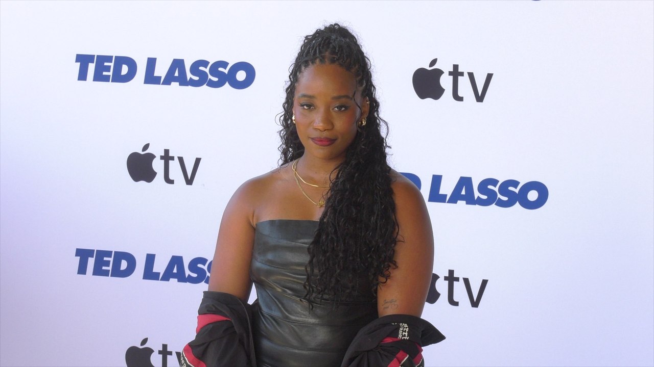 Shannon Hayes attends the Season 4 premiere of "Ted Lasso" in Los Angeles