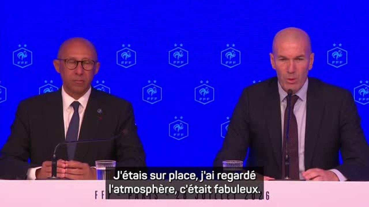 Bleus - Zidane : "DD c'était DD, Laurent Blanc c'était Laurent Blanc, Zizou c'est Zizou"
