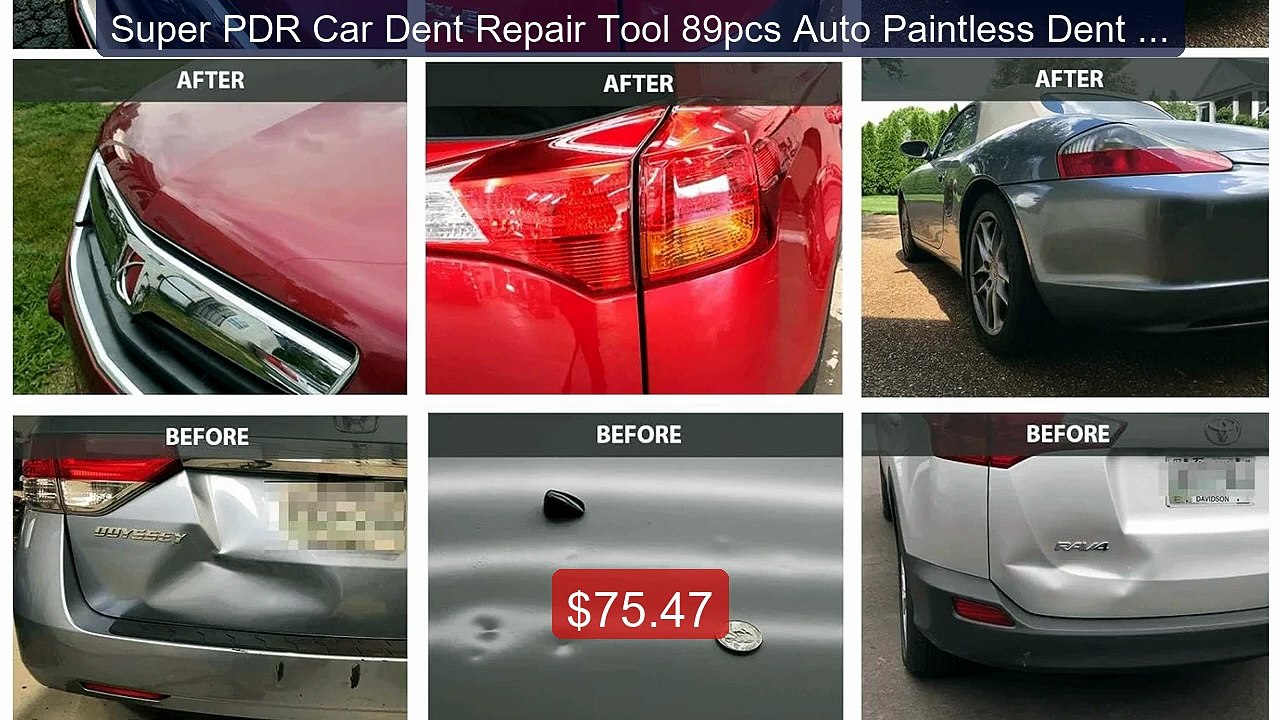 Super PDR Car Dent Repair Tool 89pcs Auto Paint...