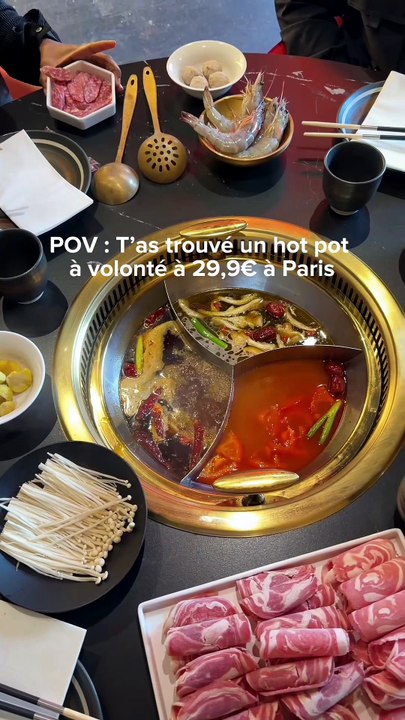 HOT POT À VOLONTÉ À PARIS 🍜