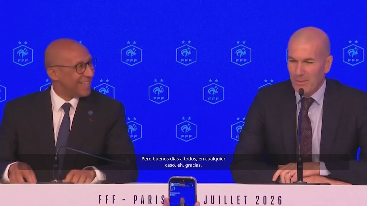 Las PRIMERAS PALABRAS de ZIDANE como seleccionador de FRANCIA: su EMOTIVO mensaje de agradecimiento a los BOMBEROS