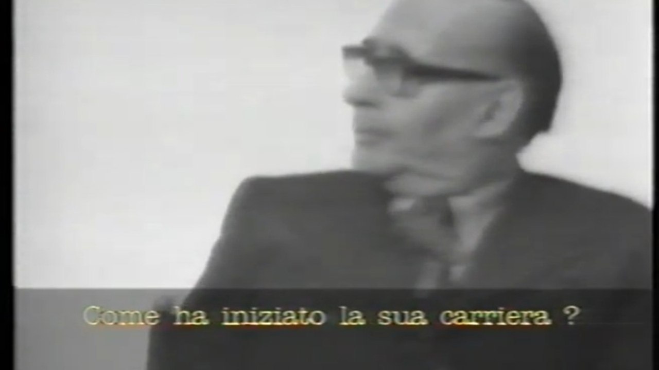 Roberto Rossellini interview - Rossellini about Rossellini