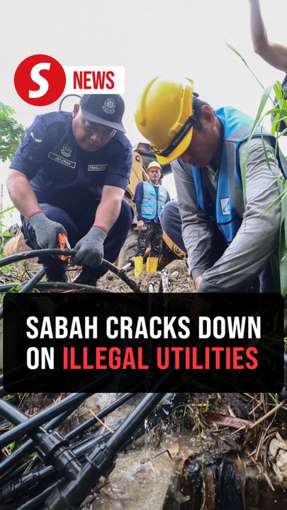 Major crackdown targets illegal water connections in Sandakan squatter settlements