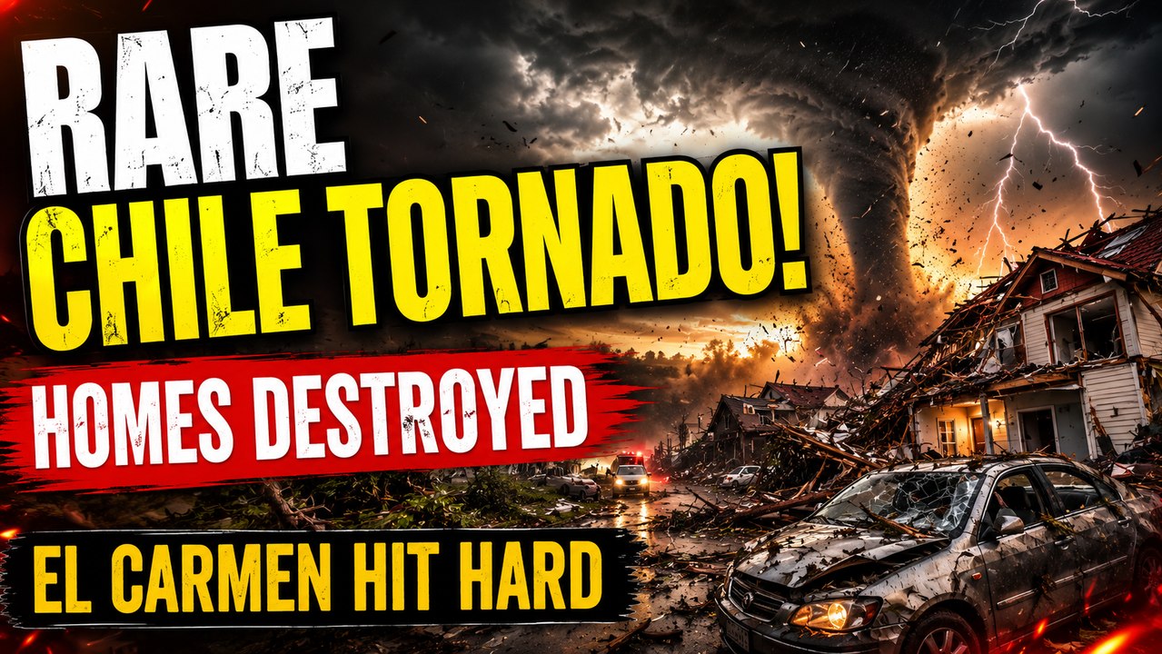 Chile Tornado 2026: Rare Funnel Storm Leaves Massive Damage in El Carmen | World News