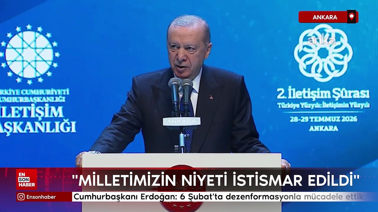 Cumhurbaşkanı Erdoğan: 6 Şubat'ta dezenformasyonla mücadele ettik