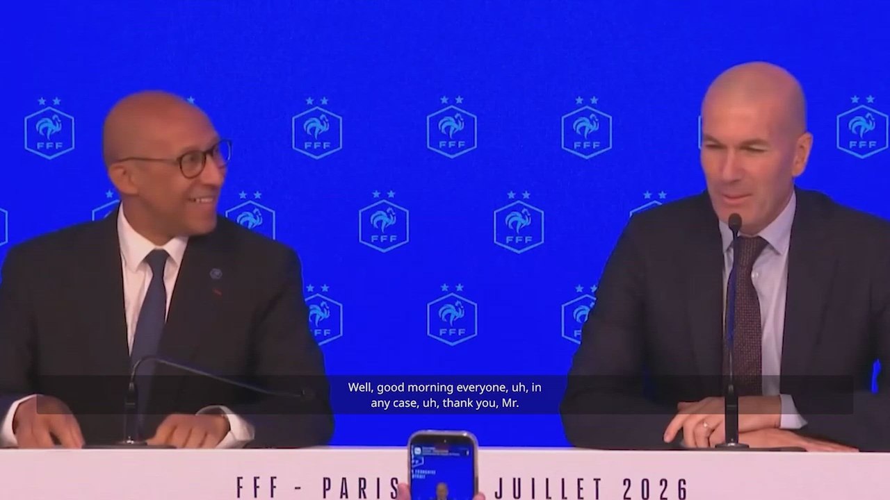 Zidane's first words as France coach