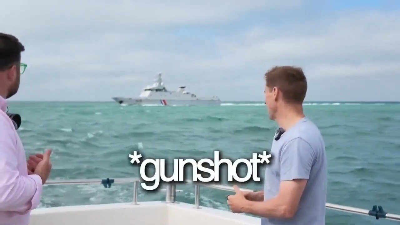 French warship 'fires warning shots' during interview with Shadow Home Secretary in English Channel