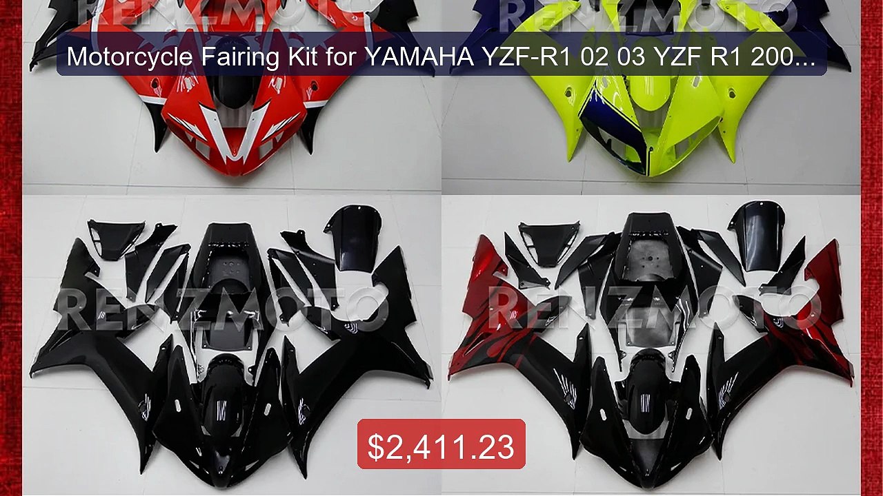 Motorcycle Fairing Kit for YAMAHA YZF-R1 02 03...