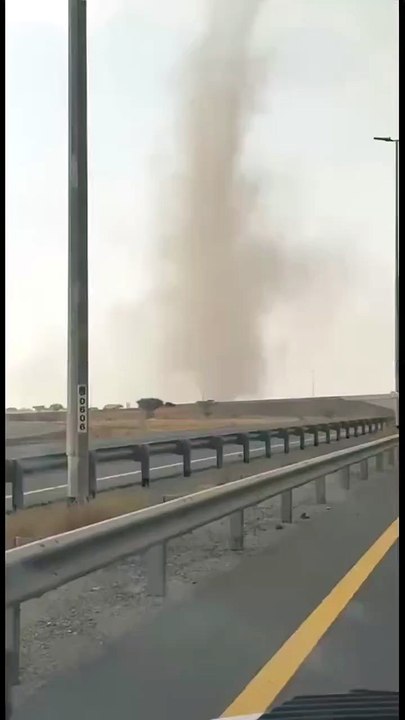 Dust storm in UAE