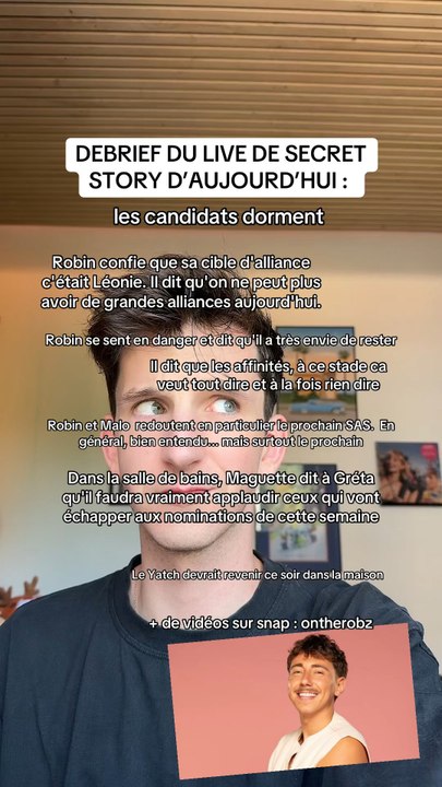 DEBRIEF DU LIVE DE SECRET STORY 👁️